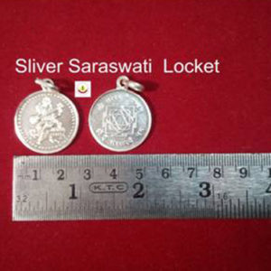 Sliver Saraswati Locket