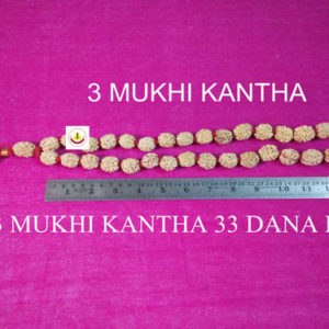 3 MUKHI KANTHA 33 DANA KA